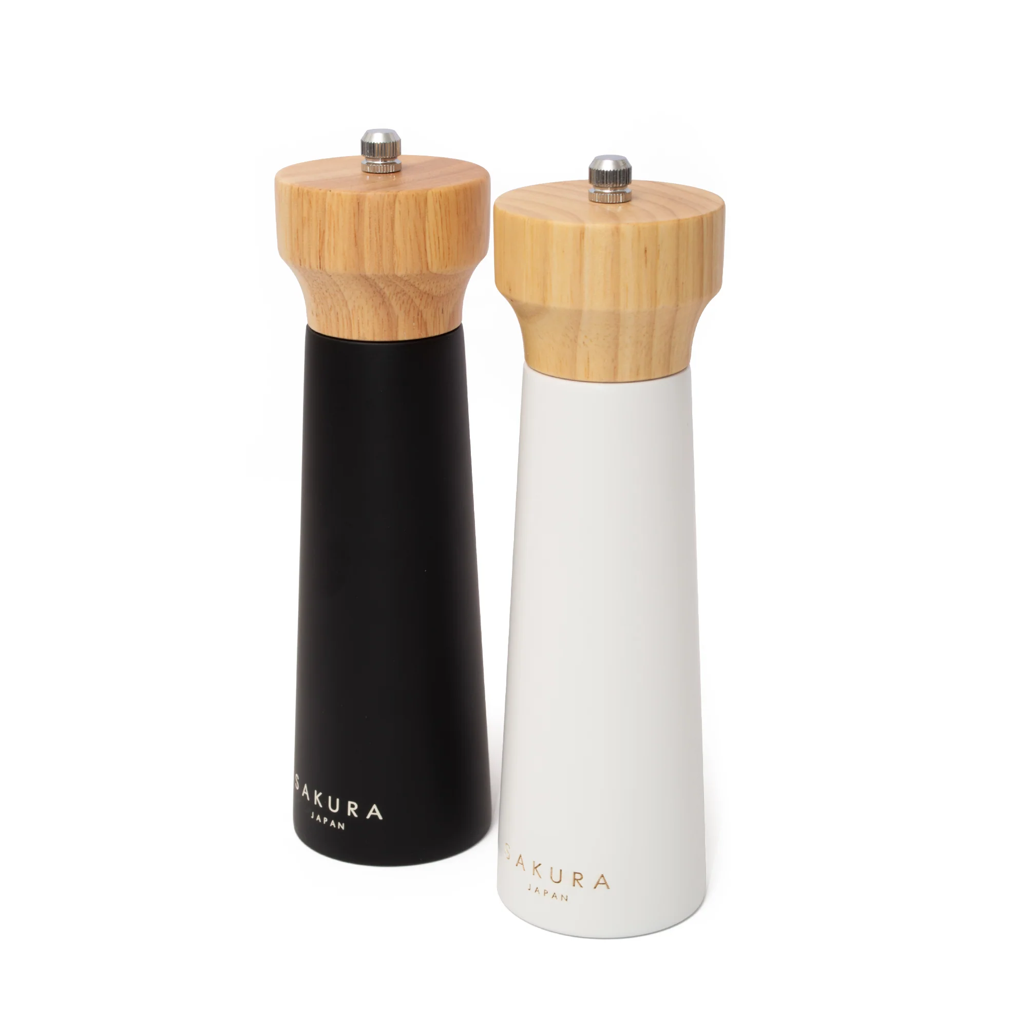 Set Salt & Pepper Sakura Majestic - Molinillo Pimienta Y Sal De Madera Premium 20 Cm - Image 4