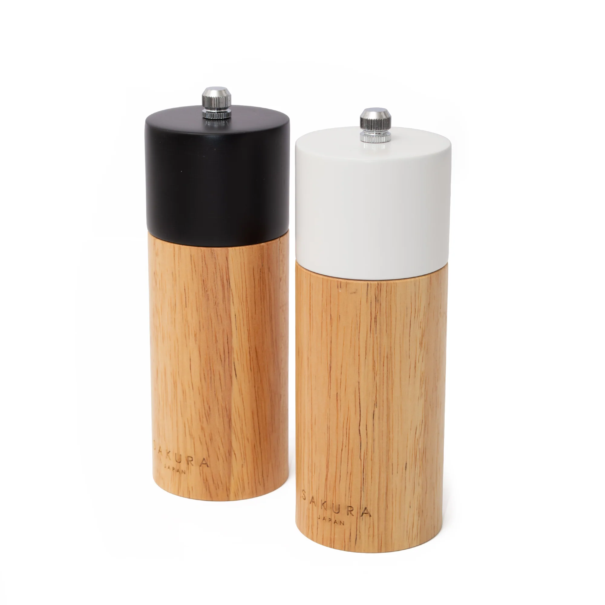 Set Salt & Pepper Sakura Splendid - Molinillo Pimienta Y Sal De Madera Premium 15 Cm - Image 4