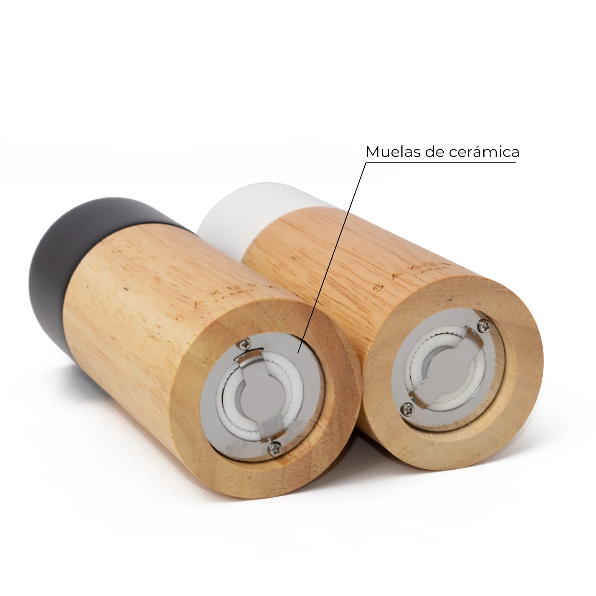 Set Salt & Pepper Sakura Splendid - Molinillo Pimienta Y Sal De Madera Premium 15 Cm - Image 5
