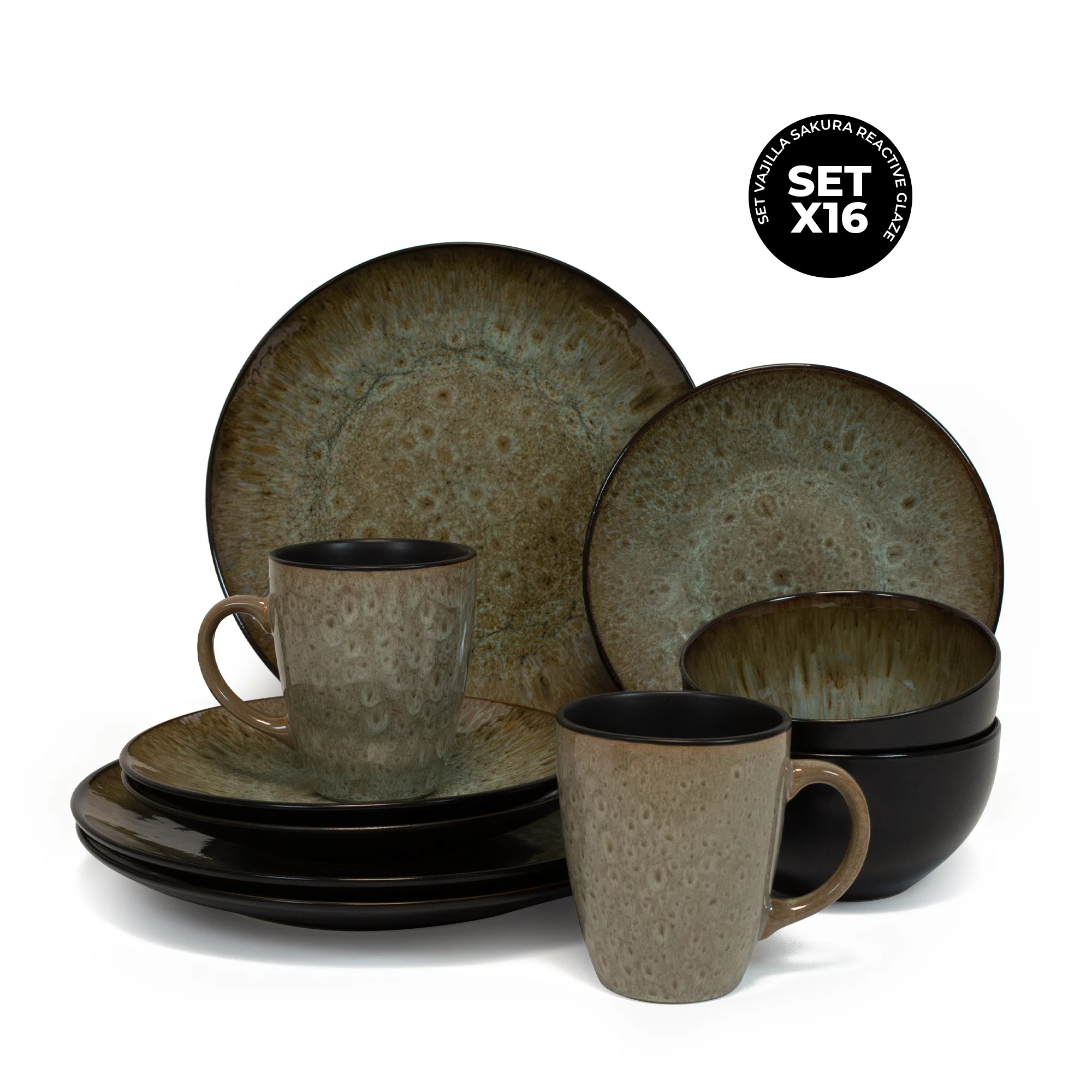 Set Vajilla Sakura Reactive Glaze - Image 4