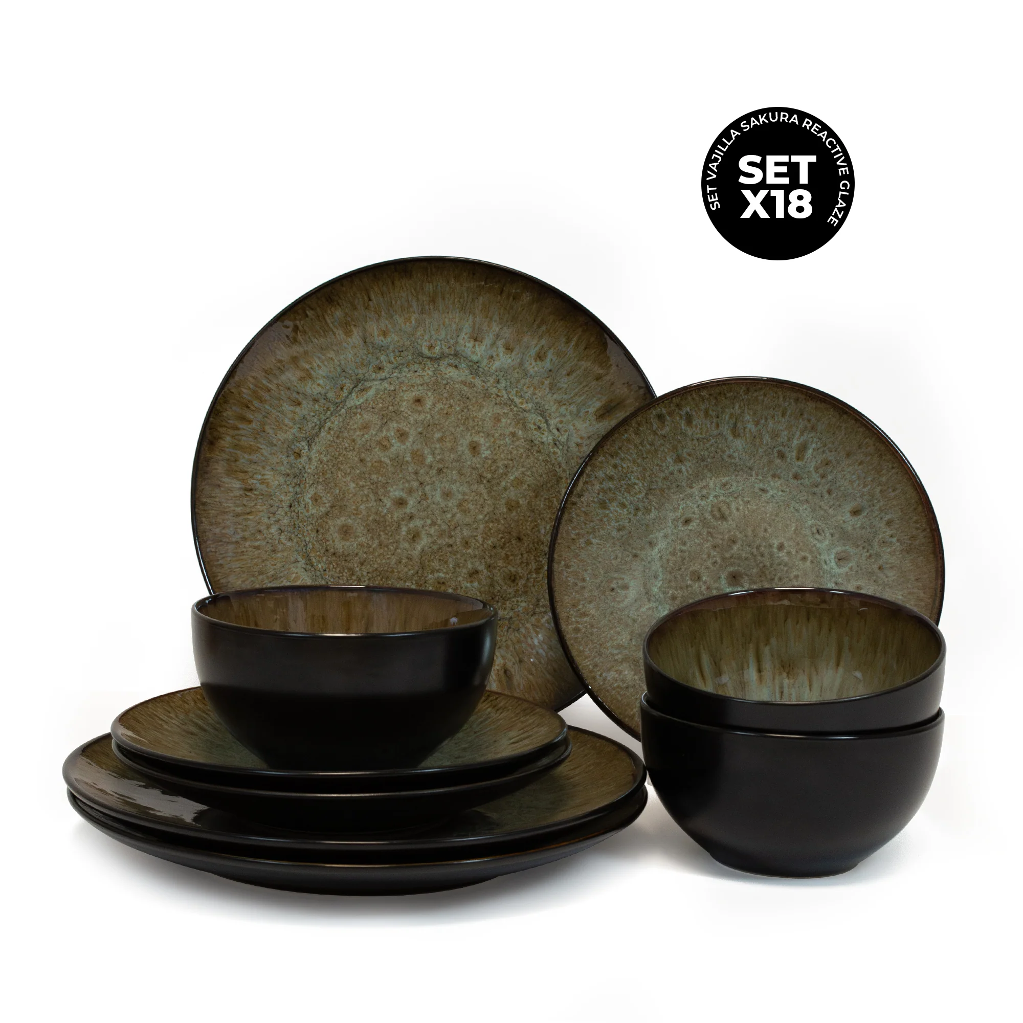 Set Vajilla Sakura Reactive Glaze - Image 5