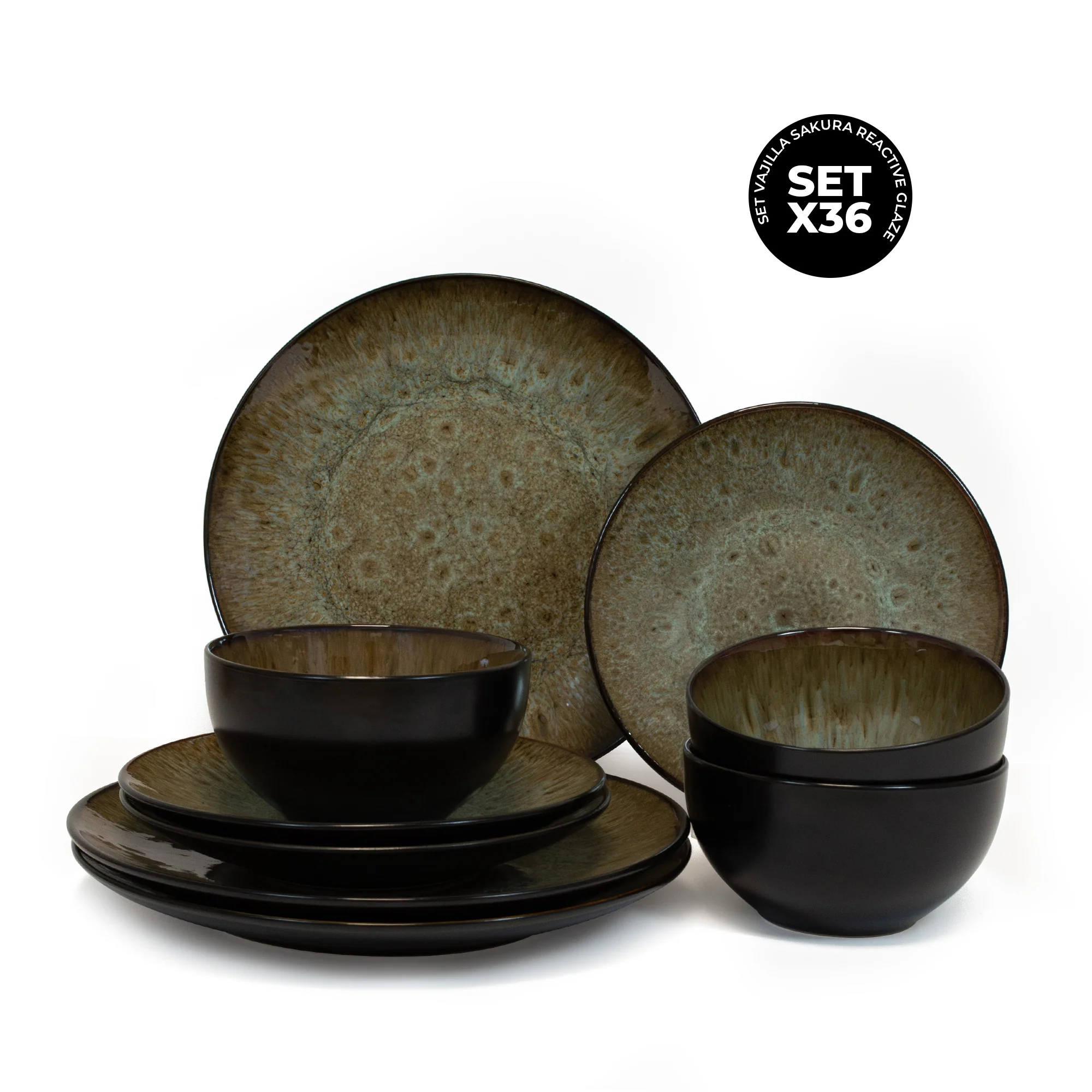 Set Vajilla Sakura Reactive Glaze - Image 7