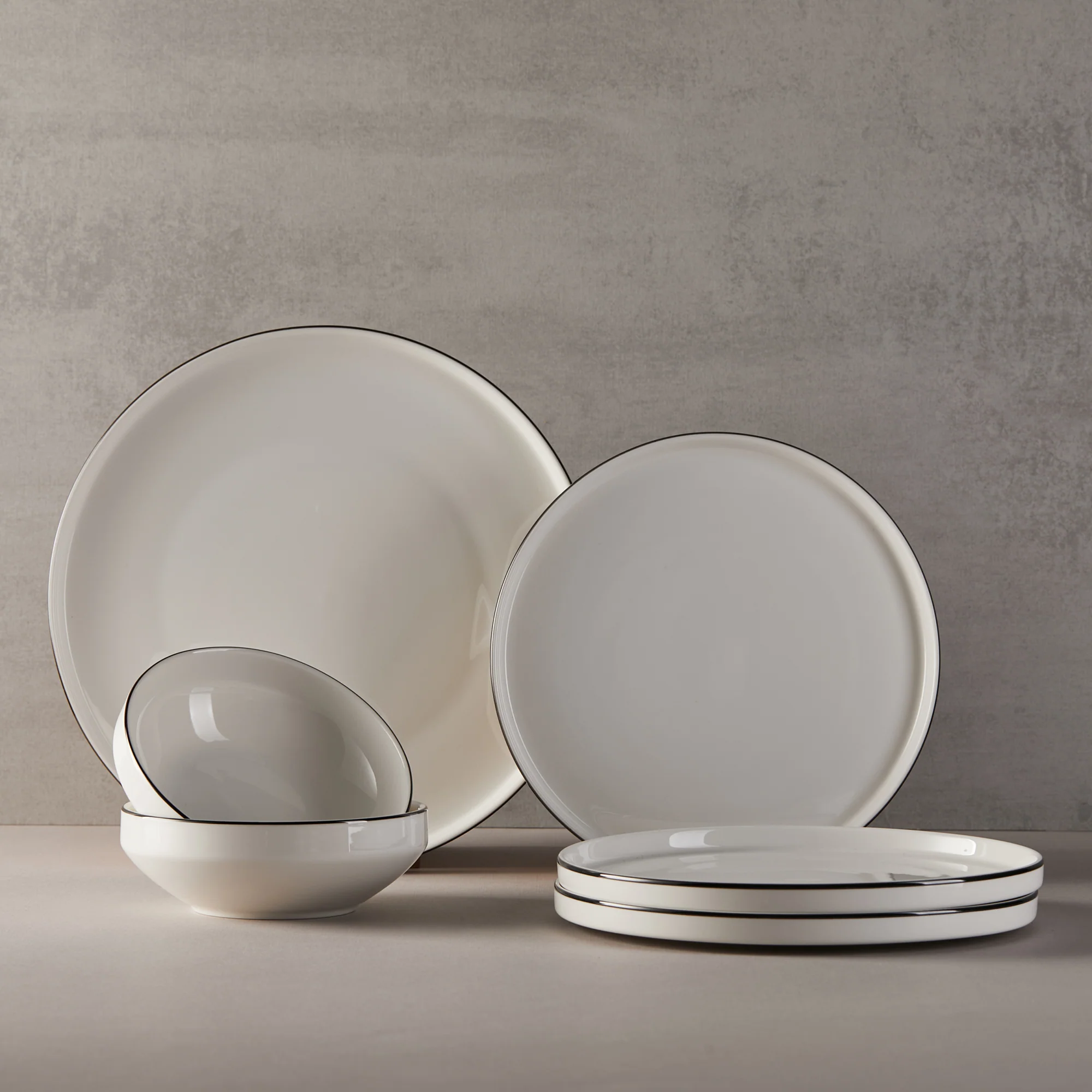 Set Vajilla Sakura White & Black - Image 8