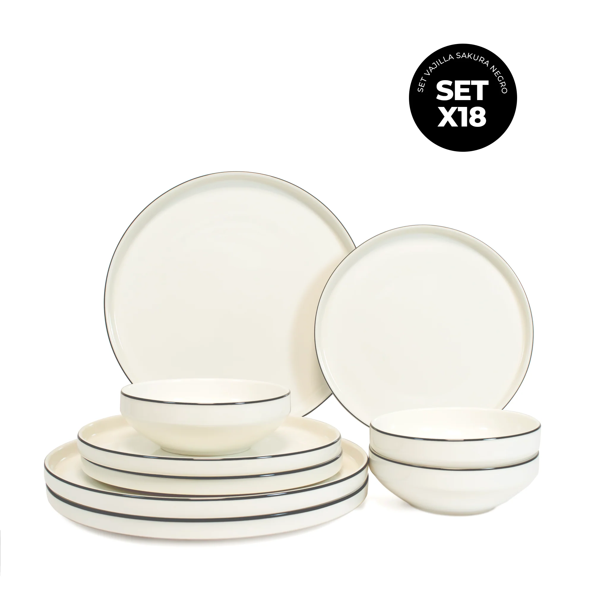 Set Vajilla Sakura White & Gold - Image 12