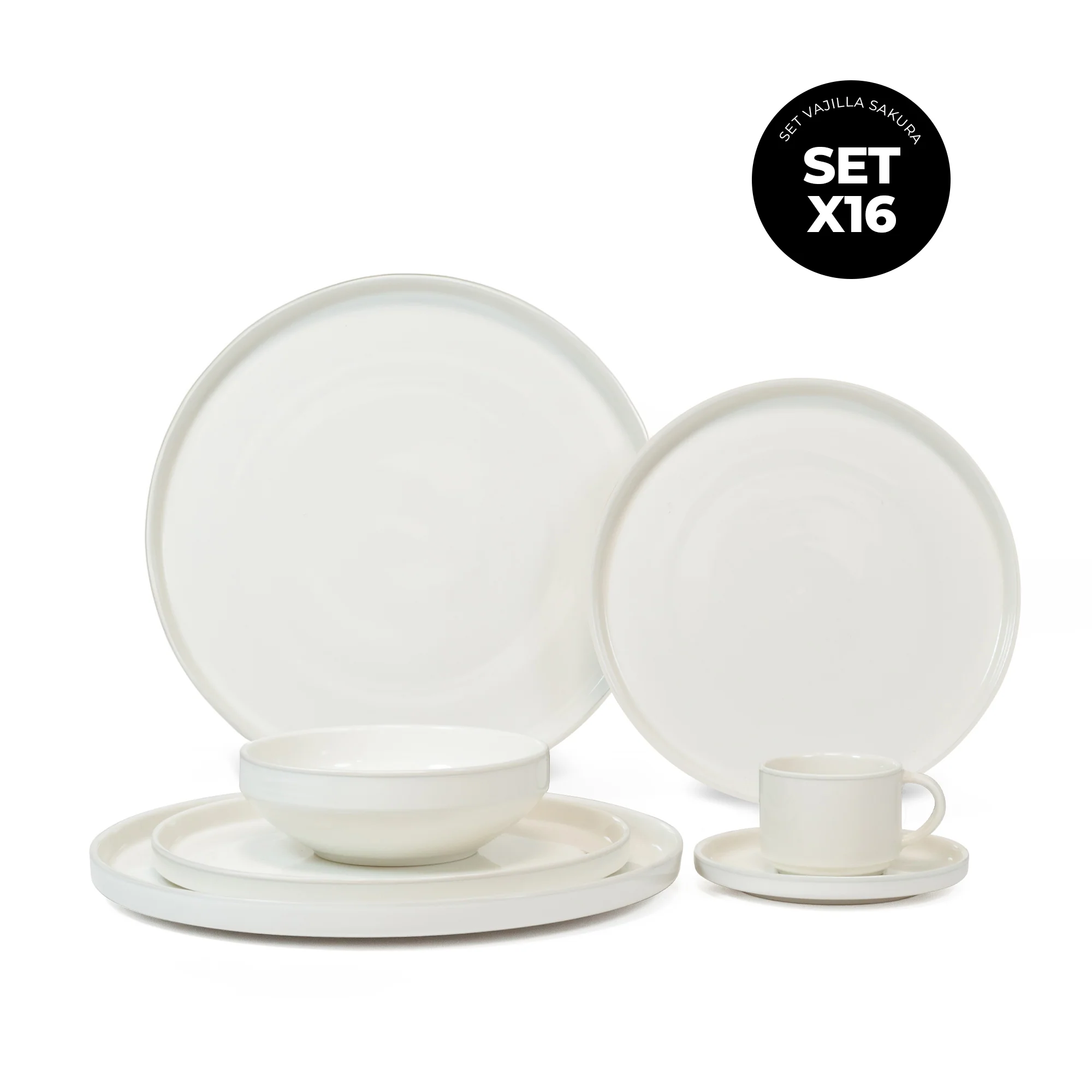 Set Vajilla Sakura White & Gold - Image 16