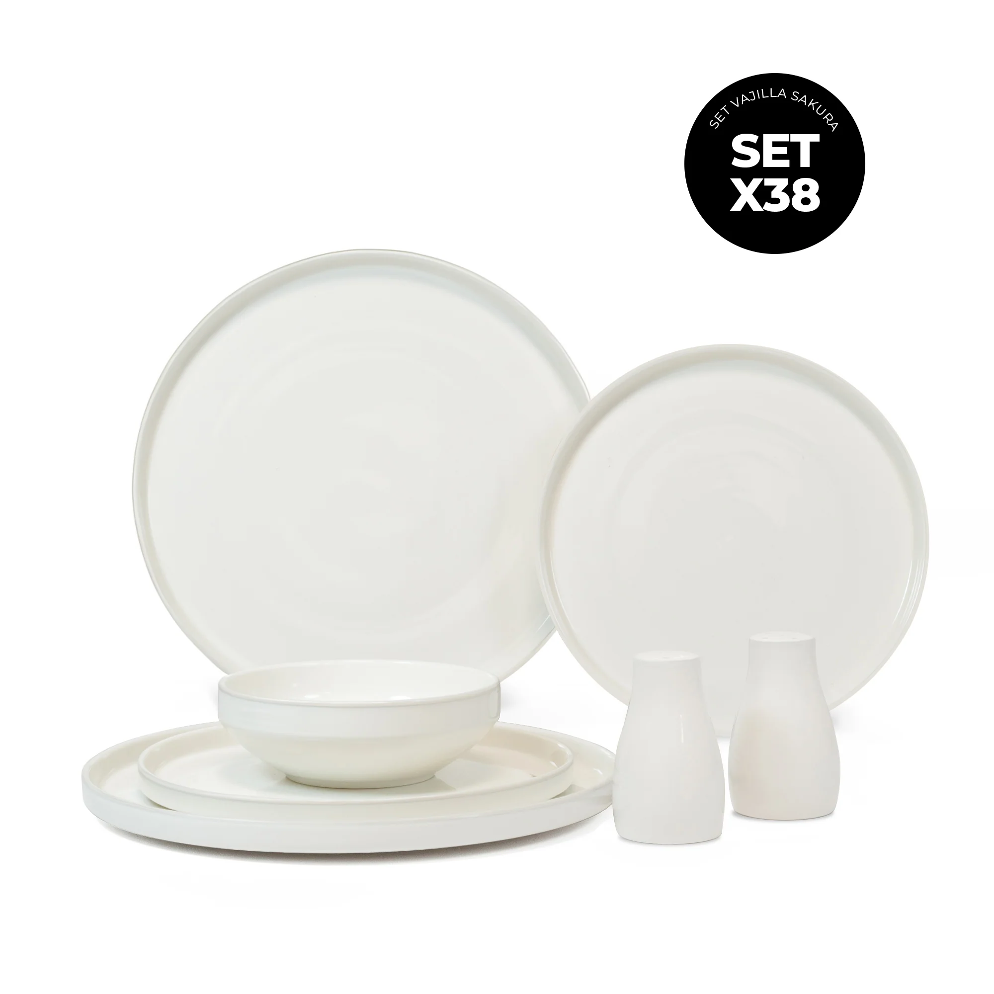 Set Vajilla Sakura White & Gold - Image 19